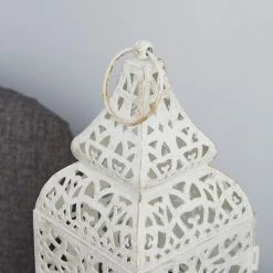 Dunelm Moroccan Lantern Cream Table Lamp 10 Dunelm Moroccan Lantern Cream Table Lamp -Modern Rugs Home 1000038996 alt02