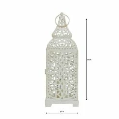 Dunelm Moroccan Lantern Cream Table Lamp 12 Dunelm Moroccan Lantern Cream Table Lamp -Modern Rugs Home 1000038996 alt04