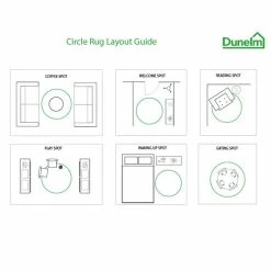 Natural Jute Border Circle Rug -Modern Rugs Home 1000082945 alt04