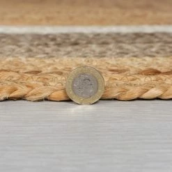 Dunelm Natural Jute Border Rug 8 Dunelm Natural Jute Border Rug -Modern Rugs Home 1000082990 alt01