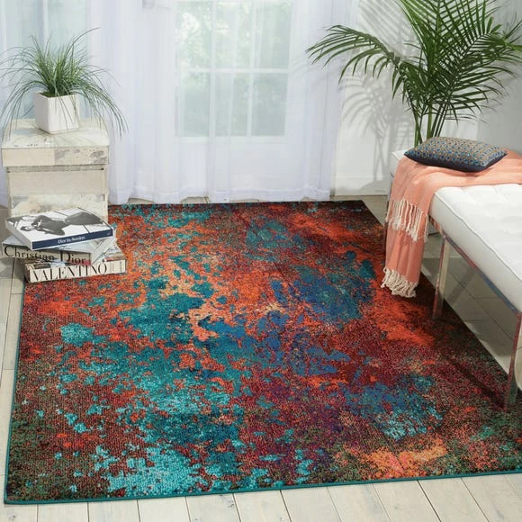 Nourison Multi Coloured Celestial Atlantic Rug 5 Nourison Multi Coloured Celestial Atlantic Rug - Image 3