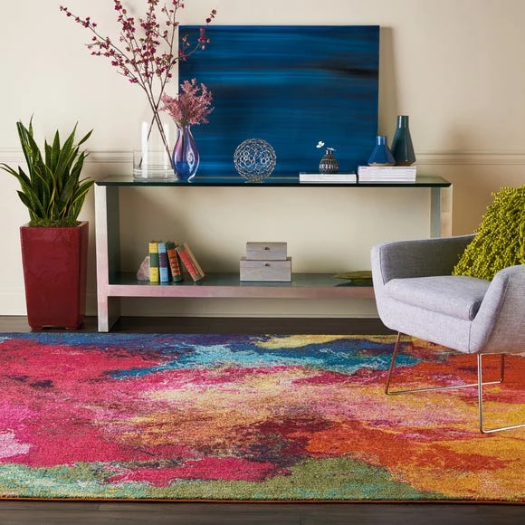 Nourison Multi Coloured Celestial Palette Rug 5 Nourison Multi Coloured Celestial Palette Rug - Image 3