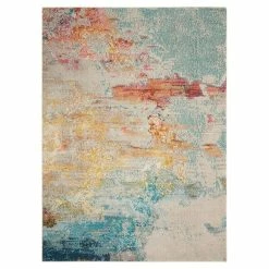 Nourison Multi Coloured Celestial Sealife Rug 9 Nourison Multi Coloured Celestial Sealife Rug -Modern Rugs Home 1000098169 alt01