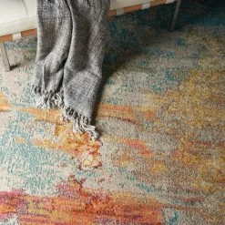 Nourison Multi Coloured Celestial Sealife Rug 10 Nourison Multi Coloured Celestial Sealife Rug -Modern Rugs Home 1000098169 alt02