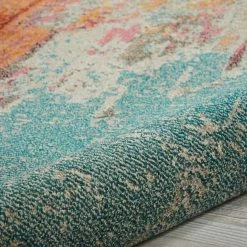 Nourison Multi Coloured Celestial Sealife Rug 11 Nourison Multi Coloured Celestial Sealife Rug -Modern Rugs Home 1000098169 alt03