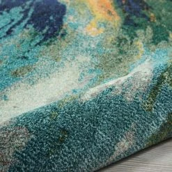 Nourison Multi Coloured Celestial Wave Rug 11 Nourison Multi Coloured Celestial Wave Rug -Modern Rugs Home 1000098170 alt03