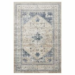 Nourison Beige And Blue Malta 2 Rug -Modern Rugs Home 1000098210 alt01