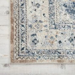 Nourison Beige And Blue Malta 2 Rug -Modern Rugs Home 1000098210 alt03