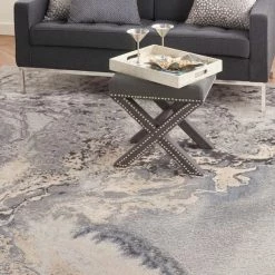 Nourison Grey Maxell 8 Rug -Modern Rugs Home 1000098237 alt02
