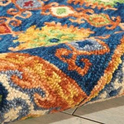 Nourison Vibrant 2 Teal Rug 11 Nourison Vibrant 2 Teal Rug -Modern Rugs Home 1000112298 alt03