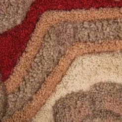 Flair Red Lotus Premium Aubusson Rug -Modern Rugs Home 1000114546 alt02