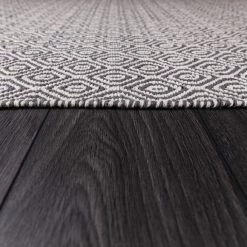 Dunelm Grey Diamond Geometric Weave Rug 13 Dunelm Grey Diamond Geometric Weave Rug -Modern Rugs Home 1000117205 alt05