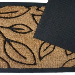 Dunelm Natural Leaves Coir Doormat 5 Dunelm Natural Leaves Coir Doormat -Modern Rugs Home 1000117321 alt01
