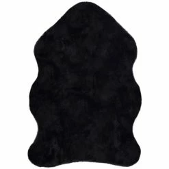 Dunelm Supersoft Single Pelt Faux Fur Rug -Modern Rugs Home 1000136409 alt03
