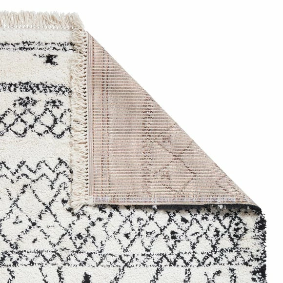 Black And White Boho 5402 Rug 5 Black And White Boho 5402 Rug - Image 3