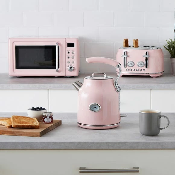 Dunelm Retro Pink 4 Slice Toaster 5 Dunelm Retro Pink 4 Slice Toaster - Image 3