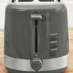 Dunelm 2 Slice Grey Toaster 7 Dunelm 2 Slice Grey Toaster -Modern Rugs Home 1000143049 alt02
