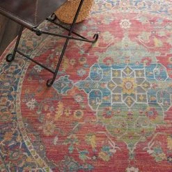 Nourison Ankara Global 1 Round Rug -Modern Rugs Home 1000143057 alt03