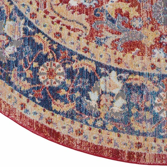 Nourison Ankara Global 2 Round Rug 7 Nourison Ankara Global 2 Round Rug - Image 5