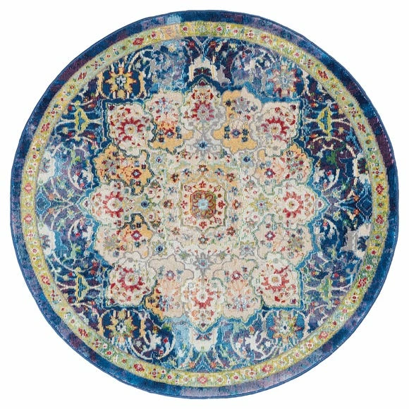 Nourison Ankara Global 3 Round Rug 4 Nourison Ankara Global 3 Round Rug - Image 2