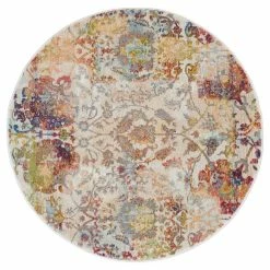 Nourison Ankara Global 6 Round Rug -Modern Rugs Home 1000143073 alt02
