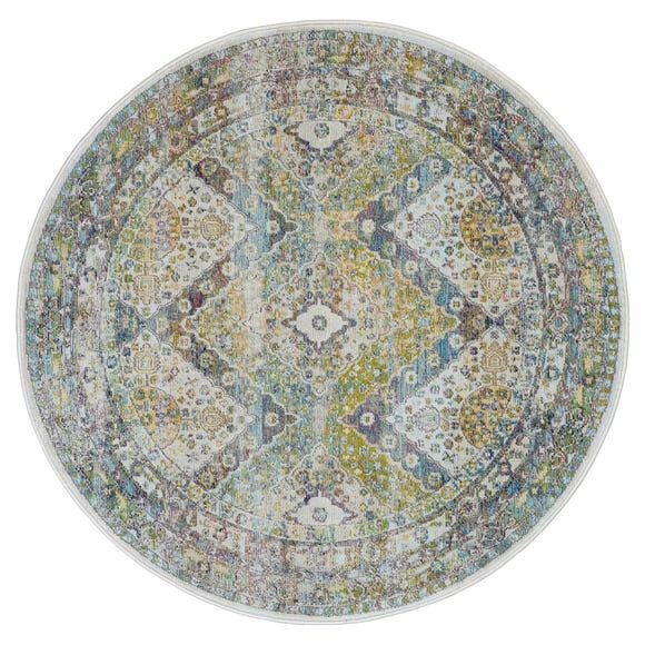 Nourison Ankara Global 7 Round Rug 4 Nourison Ankara Global 7 Round Rug - Image 2