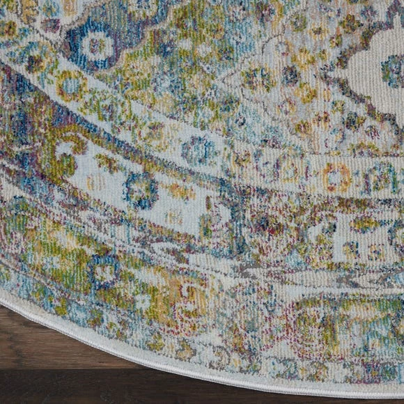 Nourison Ankara Global 7 Round Rug 8 Nourison Ankara Global 7 Round Rug - Image 6