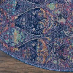 Nourison Ankara Global 8 Round Rug 13 Nourison Ankara Global 8 Round Rug -Modern Rugs Home 1000143079 alt05