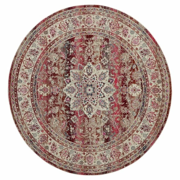Nourison Vintage Kashan 1 Round Rug 6 Nourison Vintage Kashan 1 Round Rug - Image 4