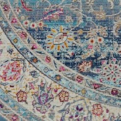 Nourison Vintage Kashan 1 Round Rug 12 Nourison Vintage Kashan 1 Round Rug -Modern Rugs Home 1000143138 alt04