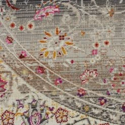 Nourison Vintage Kashan 1 Round Rug 13 Nourison Vintage Kashan 1 Round Rug -Modern Rugs Home 1000143138 alt05