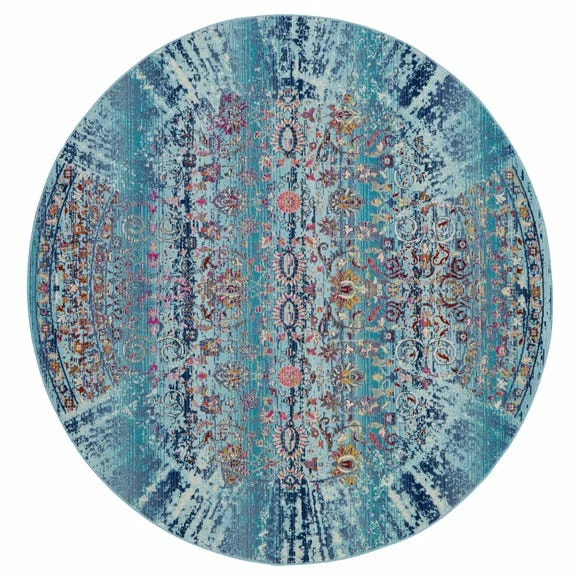 Nourison Vintage Kashan 2 Round Rug 4 Nourison Vintage Kashan 2 Round Rug - Image 2