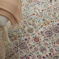 Nourison Vintage Kashan 2 Round Rug 12 Nourison Vintage Kashan 2 Round Rug -Modern Rugs Home 1000143141 alt04