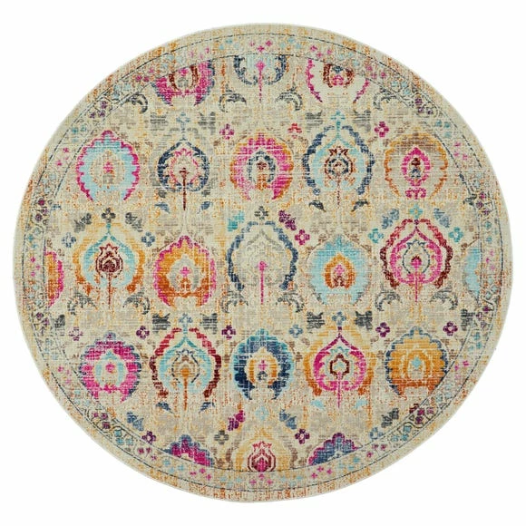 Nourison Vintage Kashan 4 Round Rug 4 Nourison Vintage Kashan 4 Round Rug - Image 2