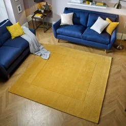 Dunelm Boston Wool Border Square Rug 13 Dunelm Boston Wool Border Square Rug -Modern Rugs Home 1000143627 alt01