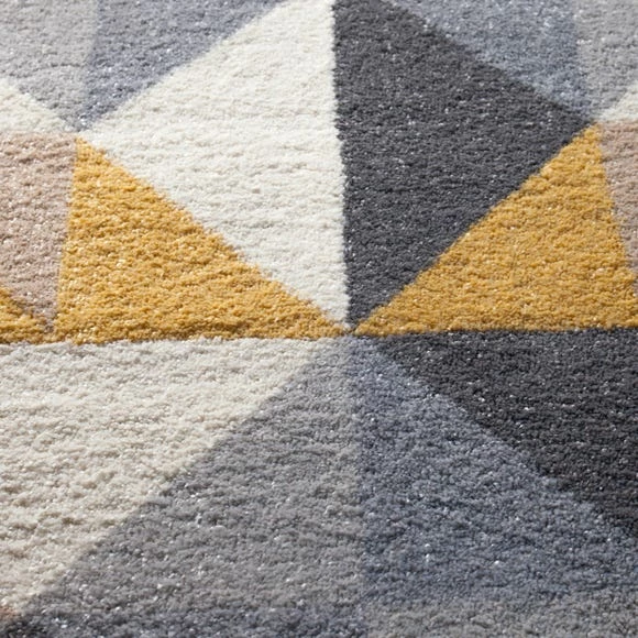 Dunelm Geo Squares Rug 5 Dunelm Geo Squares Rug - Image 3