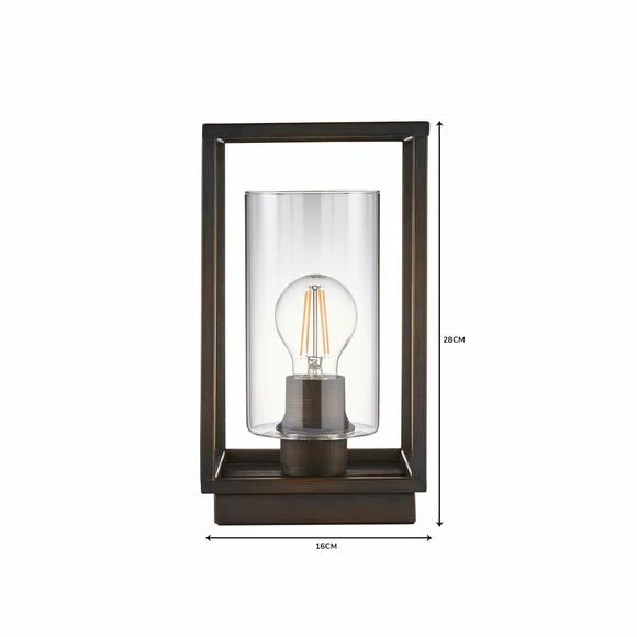 Dunelm London Bronze Industrial Table Lamp 8 Dunelm London Bronze Industrial Table Lamp - Image 6