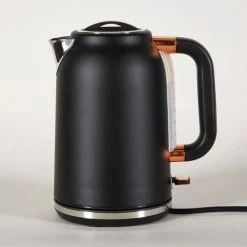 Dunelm 1.7L 3kW Matt Black & Copper Jug Kettle 7 Dunelm 1.7L 3kW Matt Black & Copper Jug Kettle -Modern Rugs Home 1000150235 alt01