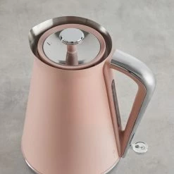 Dunelm Contemporary 1.7L 3kW Blush Pink Jug Kettle 8 Dunelm Contemporary 1.7L 3kW Blush Pink Jug Kettle -Modern Rugs Home 1000155915 alt02