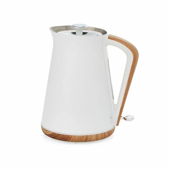 Dunelm Contemporary White Jug Kettle 4 Dunelm Contemporary White Jug Kettle - Image 2