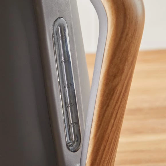 Dunelm Contemporary 1.7L 3kW Matt Grey Jug Kettle 6 Dunelm Contemporary 1.7L 3kW Matt Grey Jug Kettle - Image 4