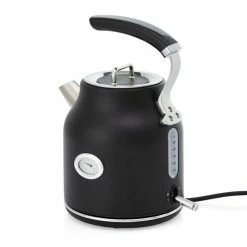 Dunelm Retro 1.7L 3KW Matt Black Kettle 8 Dunelm Retro 1.7L 3KW Matt Black Kettle -Modern Rugs Home 1000155926 alt01