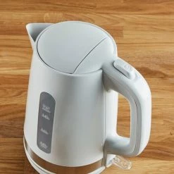 Dunelm 1.7L 3kW Plastic White Kettle -Modern Rugs Home 1000155946 alt01