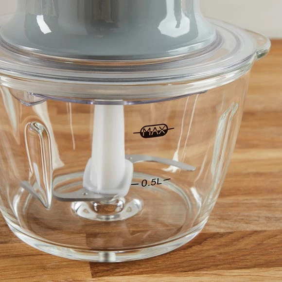 Dunelm 350W Grey Chopper 4 Dunelm 350W Grey Chopper - Image 2