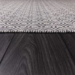 Dunelm Diamond Weave Grey Doormat 9 Dunelm Diamond Weave Grey Doormat -Modern Rugs Home 1000158032 alt02