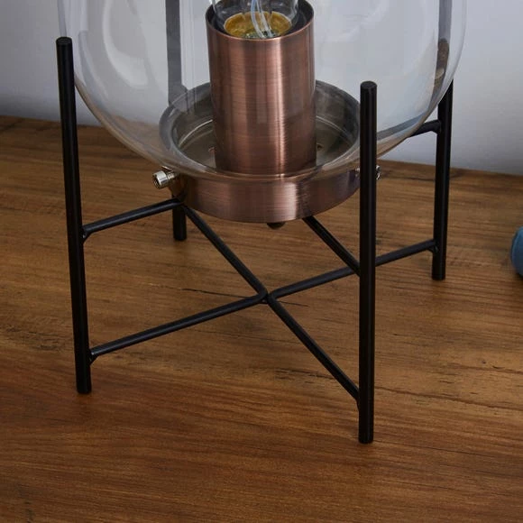 Elements Dayo Jardinere Glass Table Lamp 5 Elements Dayo Jardinere Glass Table Lamp - Image 3