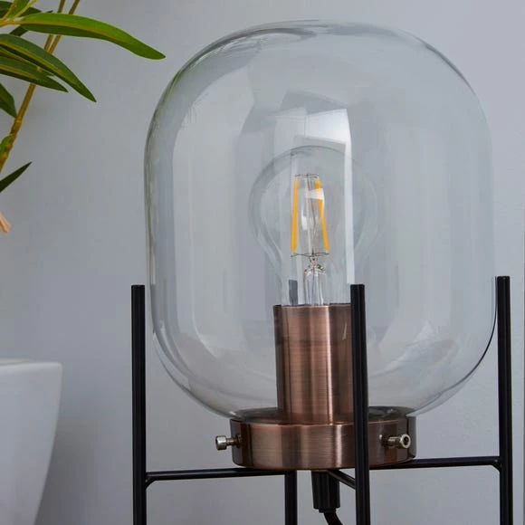 Elements Dayo Jardinere Glass Table Lamp 6 Elements Dayo Jardinere Glass Table Lamp - Image 4