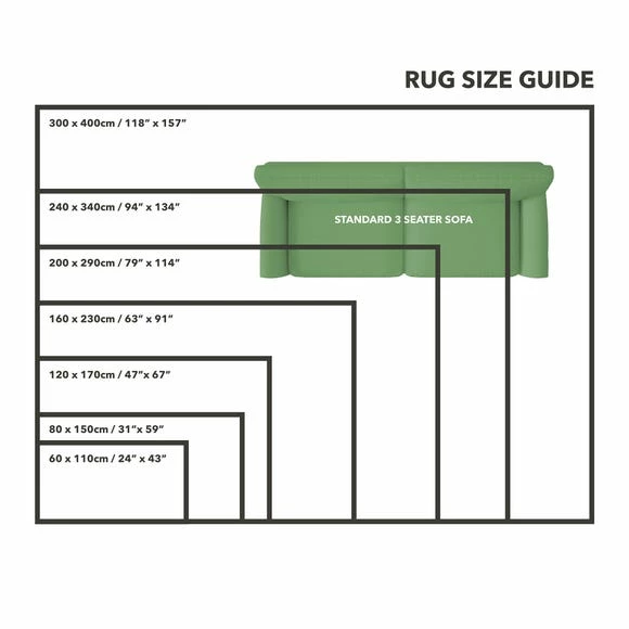 Dunelm Pico Stripe Rug 8 Dunelm Pico Stripe Rug - Image 6