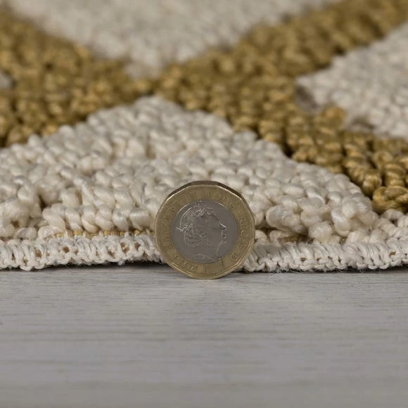 Dunelm Zuri Ochre Berber Rug 5 Dunelm Zuri Ochre Berber Rug - Image 3