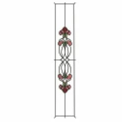 InHome Red Hanover Static Stained Glass Decal 5 InHome Red Hanover Static Stained Glass Decal -Modern Rugs Home 1000161882 alt01